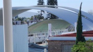 Cuatro personas lesionadas colapsa domo en secundaria Melchor Ocampo