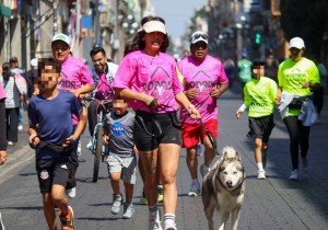 La Rodada y Carrera por La Paz reunió a juventudes poblanas