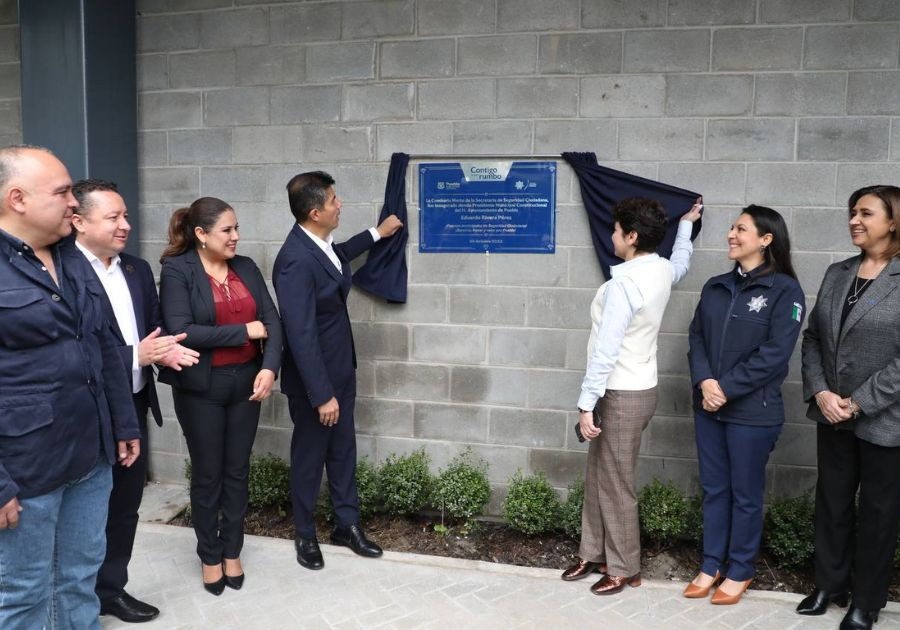 Inaugura Eduardo Rivera la nueva Comisaría Norte de Puebla capital