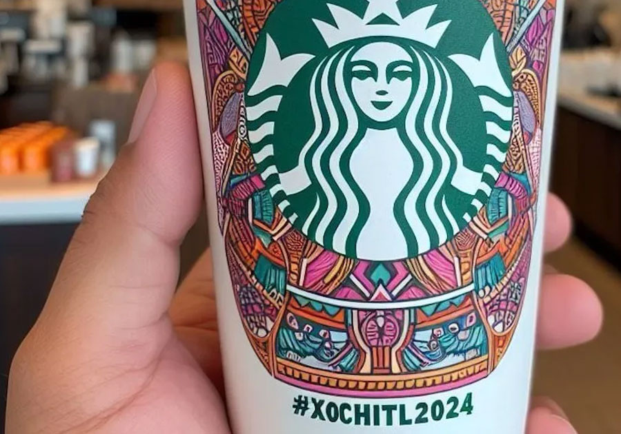 Starbucks se desliga de vasos que promueven a Xóchitl Gálvez