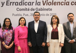 Con autoridades y sociedad, gobierno de Puebla refuerza trabajo para garantizar seguridad a las mujeres