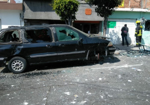 Explosión cilindro de gas en Puebla 