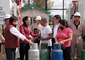 Con Gas Bienestar se apoya a la economía familiar: Claudia Sheinbaum