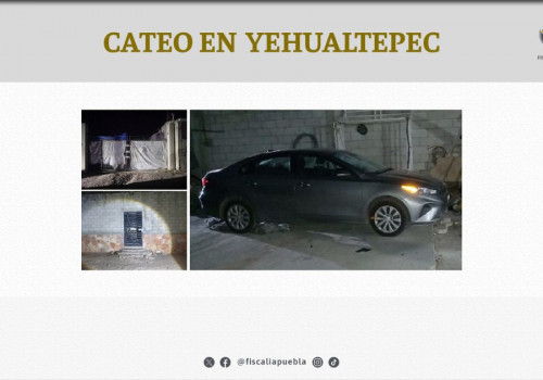 En Yehualtepec, la Fiscalía de Puebla recupera vehículo robado