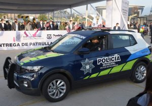 Con apoyo del gobierno estatal, Puebla capital suma 155 patrullas