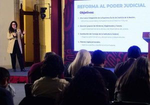Con reforma se busca un Poder Judicial independiente y legitimado: Luisa María Alcalde