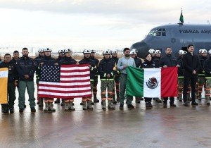 Sale a California equipo mexicano de ayuda humanitaria