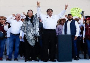 Agradece Barbosa asistencia a marcha en apoyo a AMLO