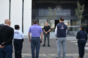 Participa Pepe Chedraui en protocolos tras activación de alerta sísmica desde el DGERI