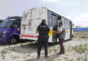 Por irregularidades, gobierno estatal retira de circulación a 22 unidades de transporte público