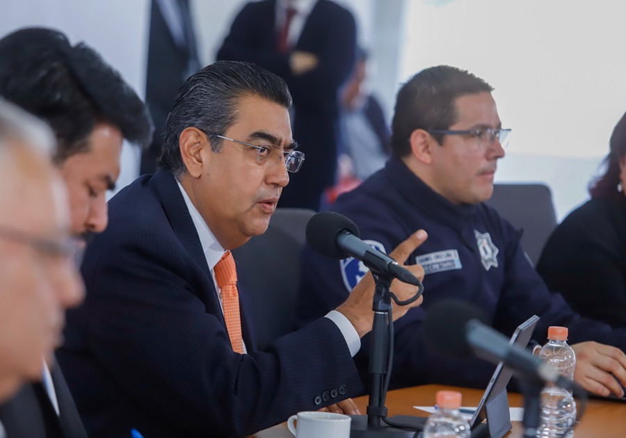 Garantizada en Puebla libre manifestación; actos de violencia son condenables: Sergio Salomón