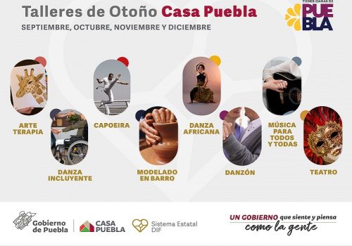 Con talleres en Casa Puebla, SEDIF fomenta actividades artísticas y culturales