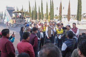Tren de pavimentación transforma vialidades, genera ahorro y conecta a puebla
