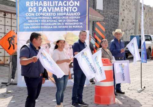Inicia rehabilitación de calle en Concepción Guadalupe