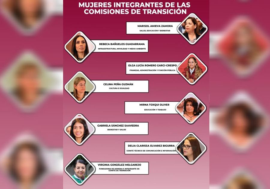 Mujeres lideran transición hacia el gobierno de Alejandro Armenta