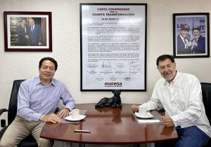 Delgado invita a Fernández Noroña al Consejo Nacional de Morena
