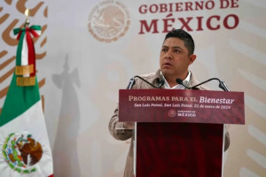 Reprueba AMLO expresiones de apoyo de gobernador de San Luis Potosí a favor de Sheinbaum