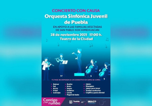 Organiza Ayuntamiento concierto a beneficio de Xochimehuacán
