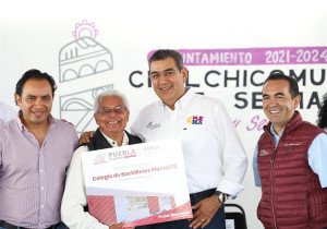 Por 42.4 mdp, Sergio Salomón inaugura rastro municipal en Chalchicomula de Sesma