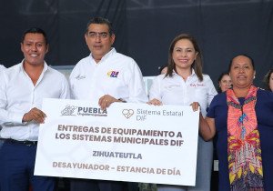 DIF, la parte más generosa de los gobiernos: Sergio Salomón; entrega equipamiento para 69 municipios