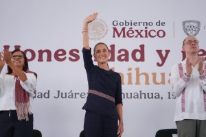 México es libre, independiente y soberano, nos toca a todas y todos defender a la patria: Sheinbaum desde Ciudad Juárez