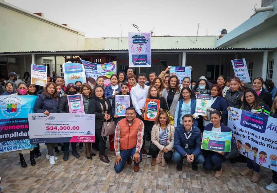 Suman 70 estancias infantiles con apoyos del Ayuntamiento de Puebla