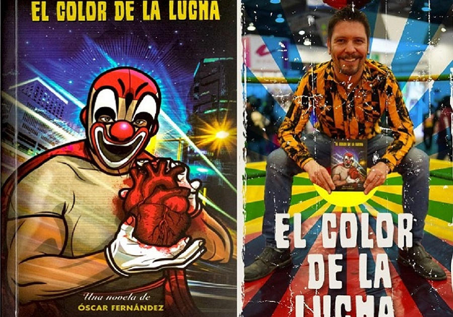 Óscar Fernández presenta su libro El Color de la Lucha, en el marco del Día Nacional de la Lucha Libre