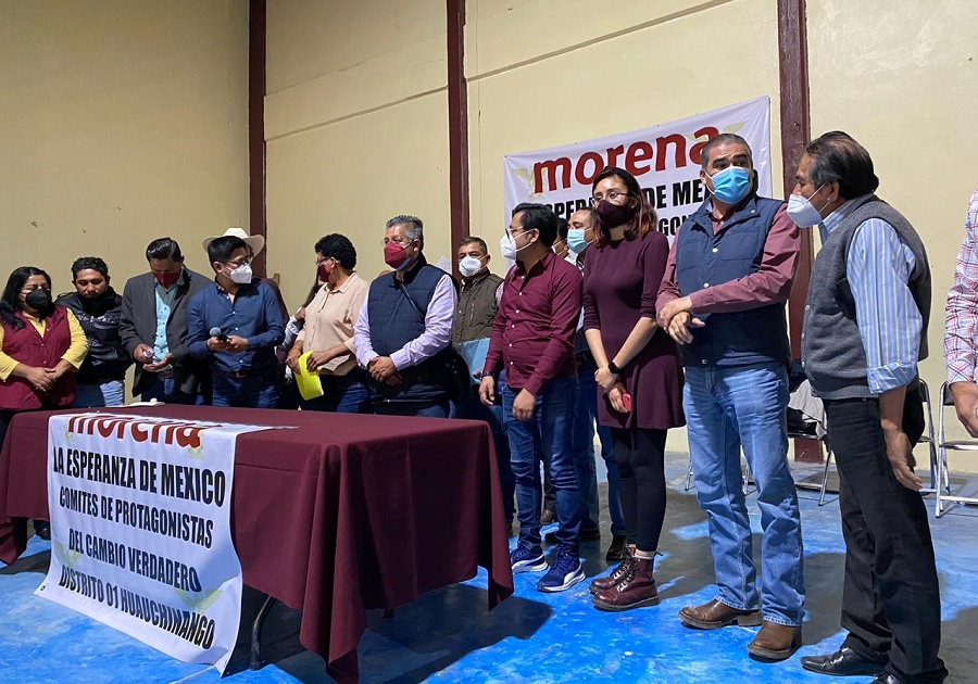 Encabeza Luna Vite trabajos de Morena en Sierra Norte de Puebla
