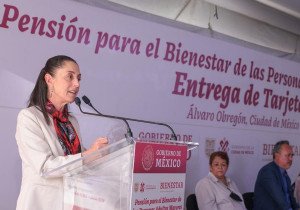 Pensión para adultos mayores es parte de la Constitución: Sheinbaum