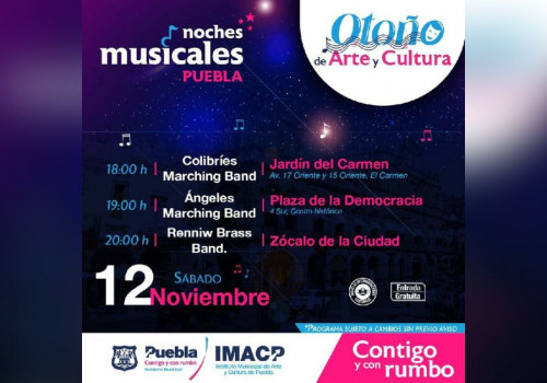Presentan actividades culturales de fin de semana en Puebla capital
