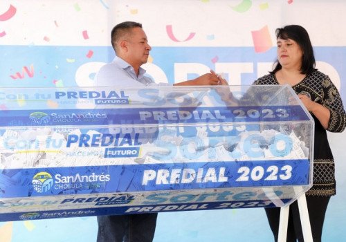 Encabeza Mundo Tlatehui el Sorteo Predial 2023