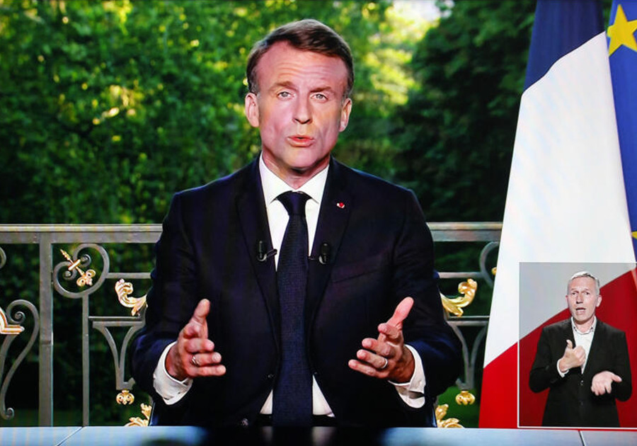Anuncia Macron disolución de la Asamblea Nacional
