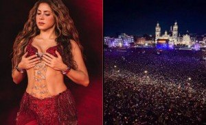 Shakira cierra gira con concierto gratuito en Zócalo CDMX