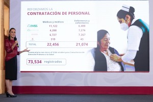 Buscamos el mejor sistema de salud y ya sumamos 34 hospitales nuevos: Claudia Sheinbaum