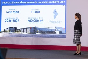 Inversión de 400 mdd de Lego impulsa el mercado nacional y el desarrollo infantil como parte del Plan México: Sheinbaum