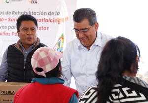 Actual gobierno estatal ejecuta obra pública como nunca había sucedido en Puebla: Sergio Salomón