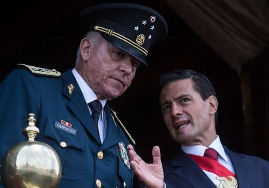 Salvador Cienfuegos y Enrique Peña Nieto