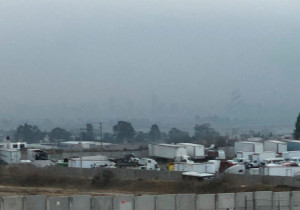 Puebla amanece con mala calidad del aire