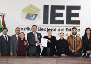 Morena y Alejandro Armenta registran la plataforma política ante el IEE