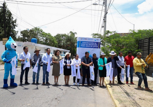Inicia Ayuntamiento de San Andrés Cholula, la construcción de tres pozos de absorción
