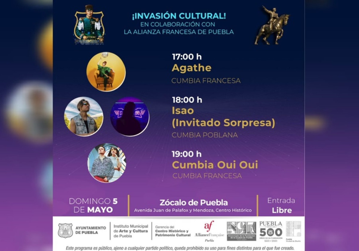 Gobierno municipal informa de las actividades artísticas y culturales y del Festival “Puebla: de la Fundación a la Batalla” – Exilio.mx