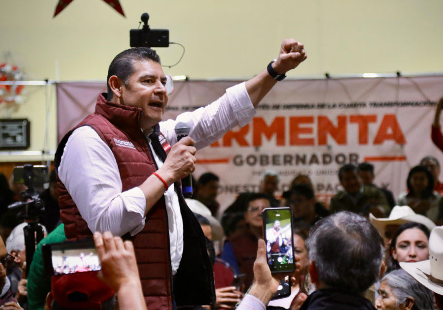Cero tolerancia a la corrupción, por una Puebla justa: Armenta