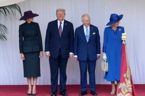 Pompa, regalos y política marcan la visita de Trump al Reino Unido