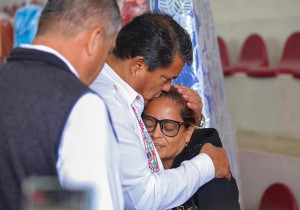 Julio Huerta se solidariza con las familias afectadas en Venustiano Carranza