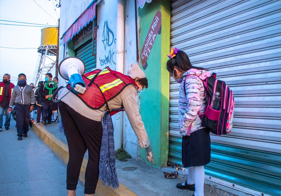 Fortalece SMT educación vial a través del Día de Caminar y Rodar a la Escuela