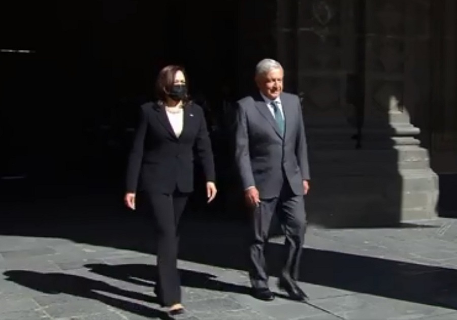 Kamala Harris y Andrés Manuel López Obrador