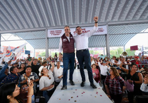 Por una Puebla segura, igualitaria y justa trabajarán Armenta y Pepe Chedraui