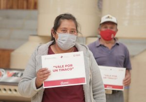 Entrega Bienestar acciones de Presupuesto Participativo en Texmelucan