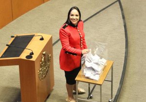 Liz Sánchez rinde protesta como Senadora de la República en la Legislatura LXVI