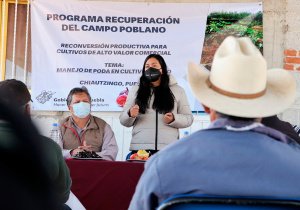 Capacita SDR a productores de higo en Chiautzingo